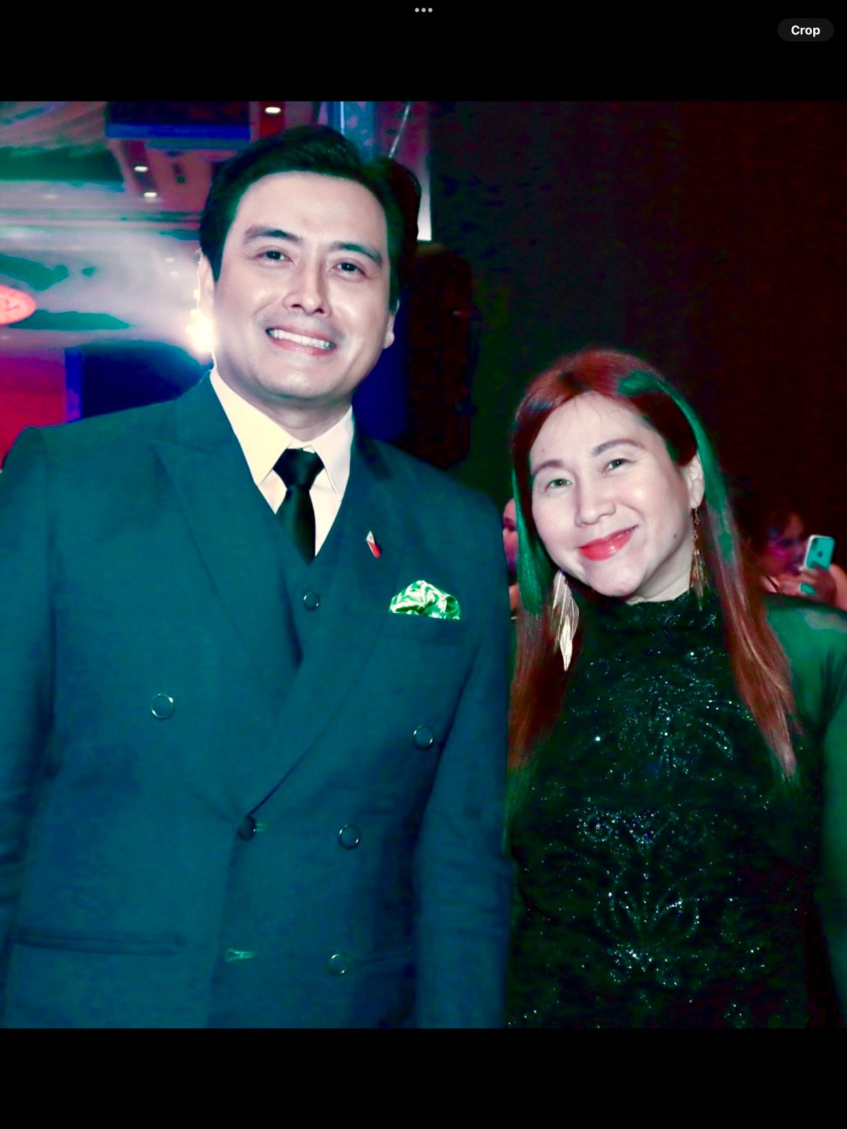 Alfred Vargas and Heidi Ng.